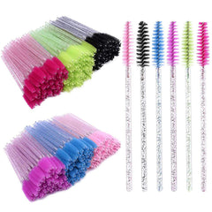 Cepillos GUMIKE para extensiones de pestañas, diseño flexible facilita la aplicación.