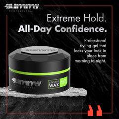 Gummy Professional Hair Wax aporta textura y definición para estilos con volumen.