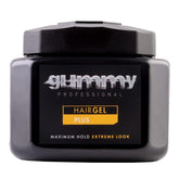 Gummy Professional Plus Gel en bote de 700 ml, fijación intensa para peinados duraderos.