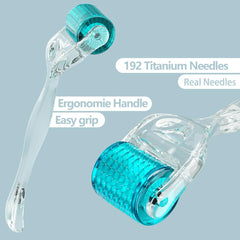 GXBRSY Derma Roller con diseño ergonómico para un manejo cómodo.