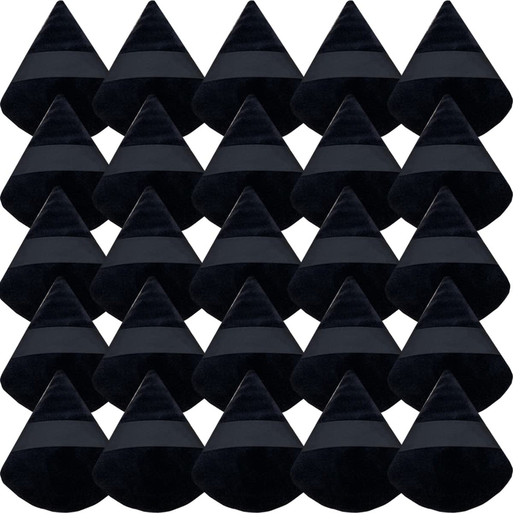 GXXMEI puff polvo triangular negro para aplicación precisa de base