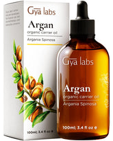 Gya Labs Argan Hair Revival Oil: botella de aceite de argán para cabello suave