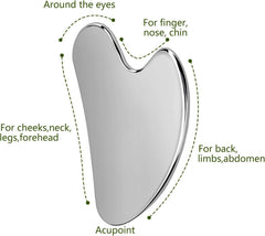 GYQORPHA Gua Sha en mano para masaje suave de la mandíbula