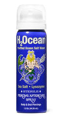 H2Ocean spray de cuidado para piercings con aplicación 360 grados.