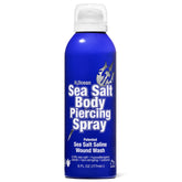 H2Ocean spray para piercings, botella-6oz, limpieza suave y segura.