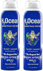 Soin piercing H2Ocean, bouteille 120 ml, ensemble de deux pour entretien continu.