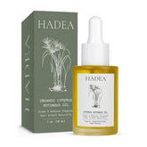 HADEA Cyperus Rotundus, botella de 30 ml para uso facial y corporal.