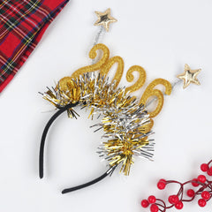 HAIMITI banda navideña 2026 con brillo, ideal para completar tu estilo festivo.