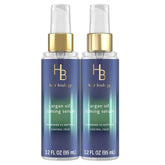 Hair Biology Argan Oil Taming Serum pack doble para control del frizz y brillo