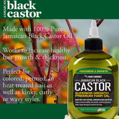 Hair Chemist: etiqueta del aceite castor jamaicano muestra ingredientes.