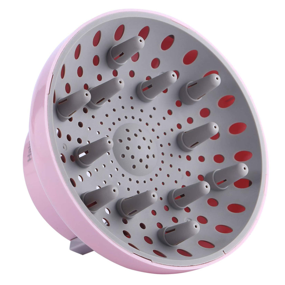 Hairizone difusor universal rosa, compatible con secadores, ideal para rizos definidos.