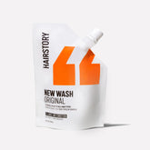 Hairstory Nuevo Lavado Original en botella recargable para cuidado capilar sin detergentes