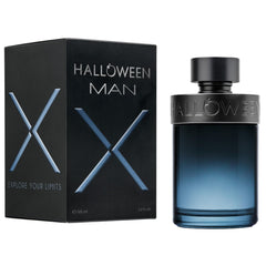 Halloween Man X: botella con notas de limón para un aroma fresco diario.