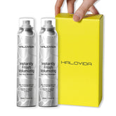 HALOVIDA champú seco: botella frontal para cabello fresco entre lavados