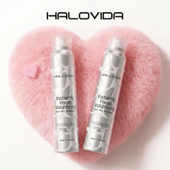 HALOVIDA Dry Shampoo : texture poudre ultra-fine en spray pour un look frais
