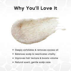 HALOVIDA Scrub massage-cheveux-humides : massage rapide pour une sensation de fraîcheur.