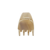 Clip Hana Mia crema 1pulgada ligero para uso diario sin tirar.