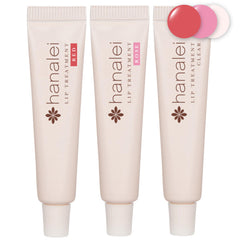 Bálsamo labial Hanalei en empaque; protección diaria para labios secos.