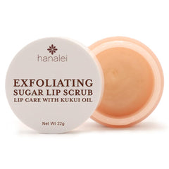 Hanalei exfoliante labios con azúcar hawaiana para suavidad inmediata.
