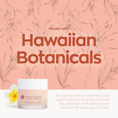 Hanalei labios con brillo suave y aspecto saludable.