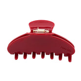 Pinza Hana Mia Roja de acetato lujo, ideal para uso diario.