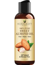 Handcraft Blends Aceite de Almendra Dulce, botella 4 oz para piel suave