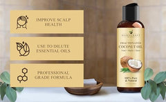Handcraft Blends aceite coco fraccionado facilita dilución de aceites esenciales.