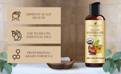 Handcraft Blends aceite jojoba cabello frágil brinda brillo e hidratación