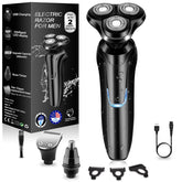 Handsomeface rasuradora eléctrica con cabezas 4D flotantes para un afeitado preciso