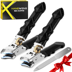 HANDWENG cortauñas con apertura de 6 mm para uñas gruesas, recorte cómodo.