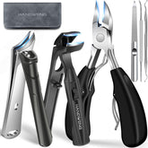 HANDWENG coupe-ongles grosses angle tete : coupe précise des ongles épais pour seniors