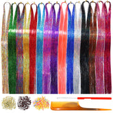 HandWig Extensiones hada brillos 47 pulgadas para fiestas y cosplay.