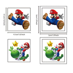 Disenos Mario coloridos para fiestas y manualidades con HANISNA.