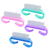 HANWER 4-pack cepillos para uñas, conjunto compacto para limpieza rápida de uñas.