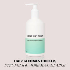 Hanz de Fuko Conditionneur Naturel Premium — texture lisse et brillance satinée au quotidien.