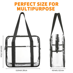 HAOGUAGUA bolsa transparente, interior amplio para organizar cosméticos y accesorios