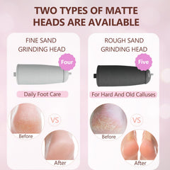 Cabeza de lijado fino Haootadiy para exfoliación suave