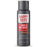 HAPPY NUTS Big Wood: botella clara para uso diario y limpieza refrescante.