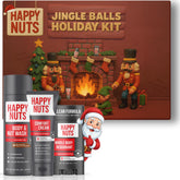 Caja regalo de Happy Nuts para sorpresa navideña de cuidado masculino.