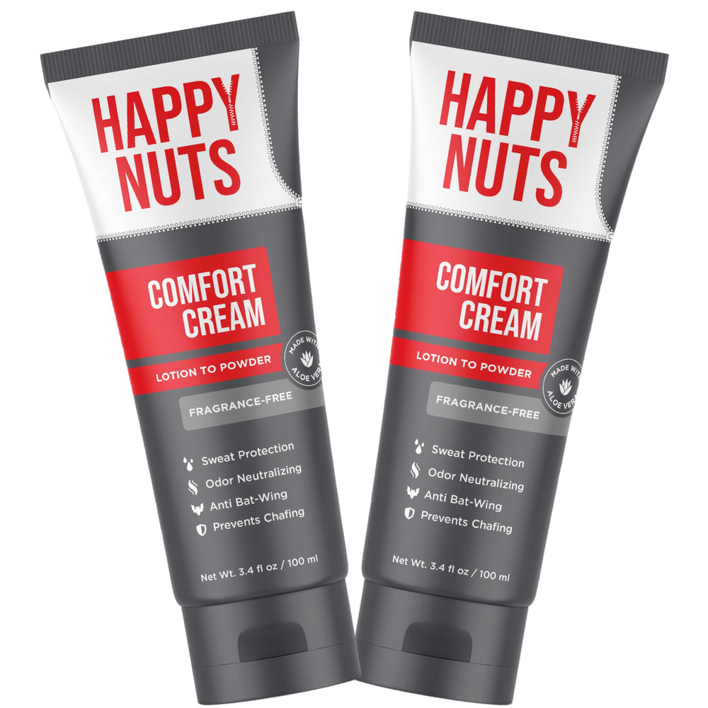 HAPPY NUTS Comfort Cream para hombre enfocado en anti-fricción con beneficio de confort diario