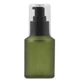 Happyupcity botella verde 60ml de vidrio para cosméticos líquidos, uso diario.