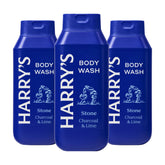 Harry's Gel de Ducha Piedra: botella de 16 oz con espuma cremosa para piel suave