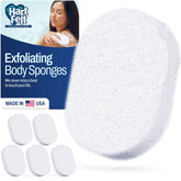 HartFelt esponja-ducha-ovalada facilita limpieza profunda y suave.