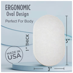 HartFelt esponja-multifuncional-cuerpo lista para lavar, exfoliar y preparar piel.