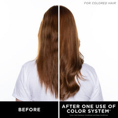 Botella de acondicionador HASK Color Care enfocado en desenredar sin dañar el color.
