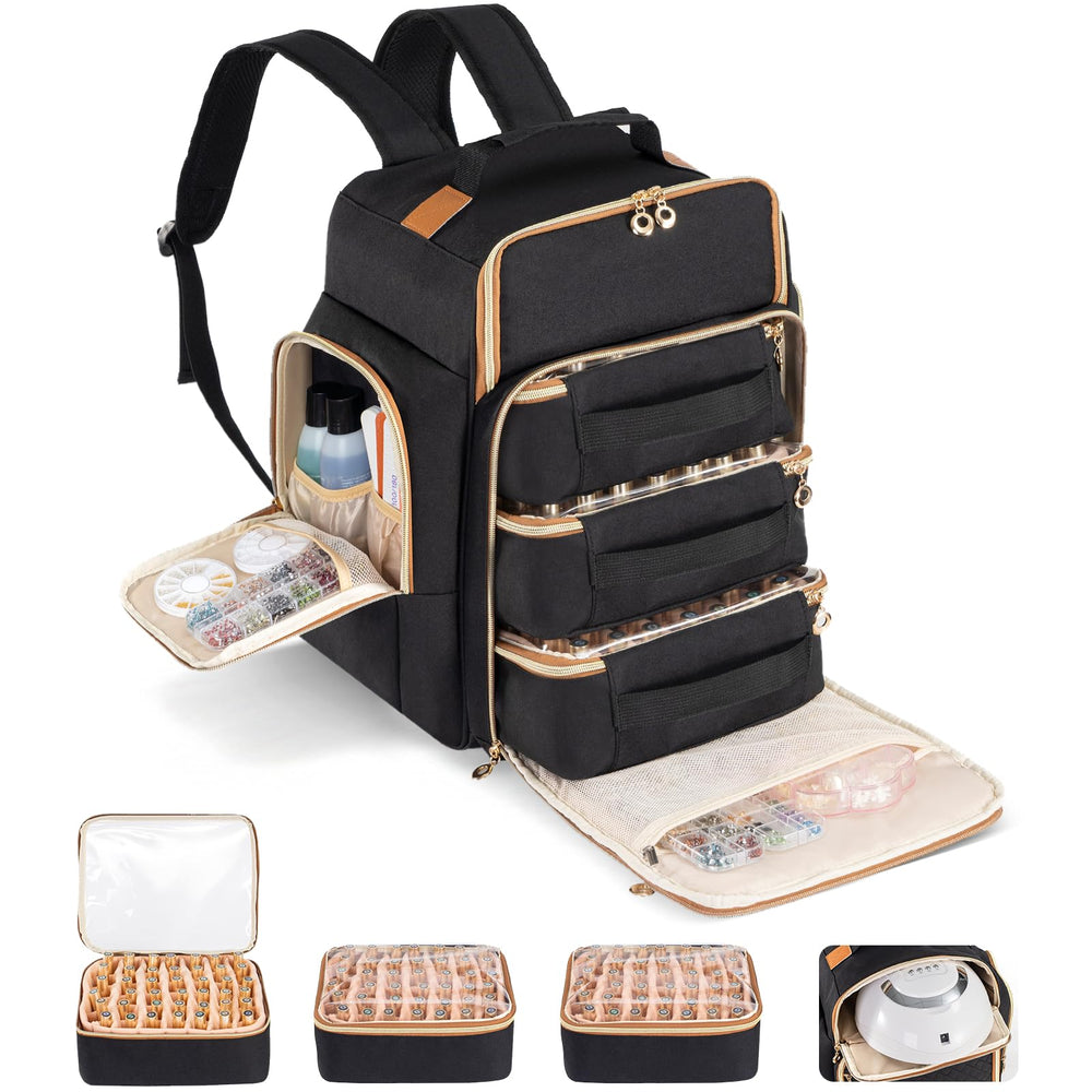 Hautton organizador de esmaltes frontal con espacio para 126 botellas