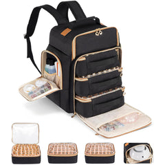Hautton organizador de esmaltes frontal con espacio para 126 botellas