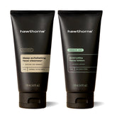 Hawthorne exfoliante facial para hombres, botella vertido, limpieza profunda y refrescante.