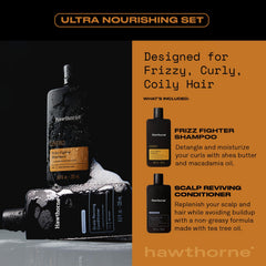 Hawthorne Ultra Nourishing Conditioner bottle emphasizes scalp refreshment