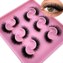 HBZGTLAD pestañas 3D falsas, volumen intenso para un look glamoroso de noche.